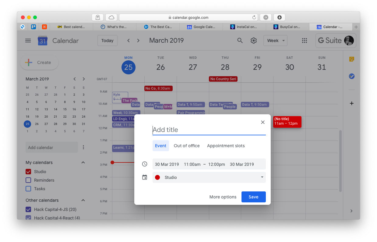 google calendar and task apps for mac