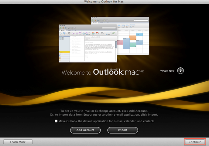 electronic business card outlook for mac